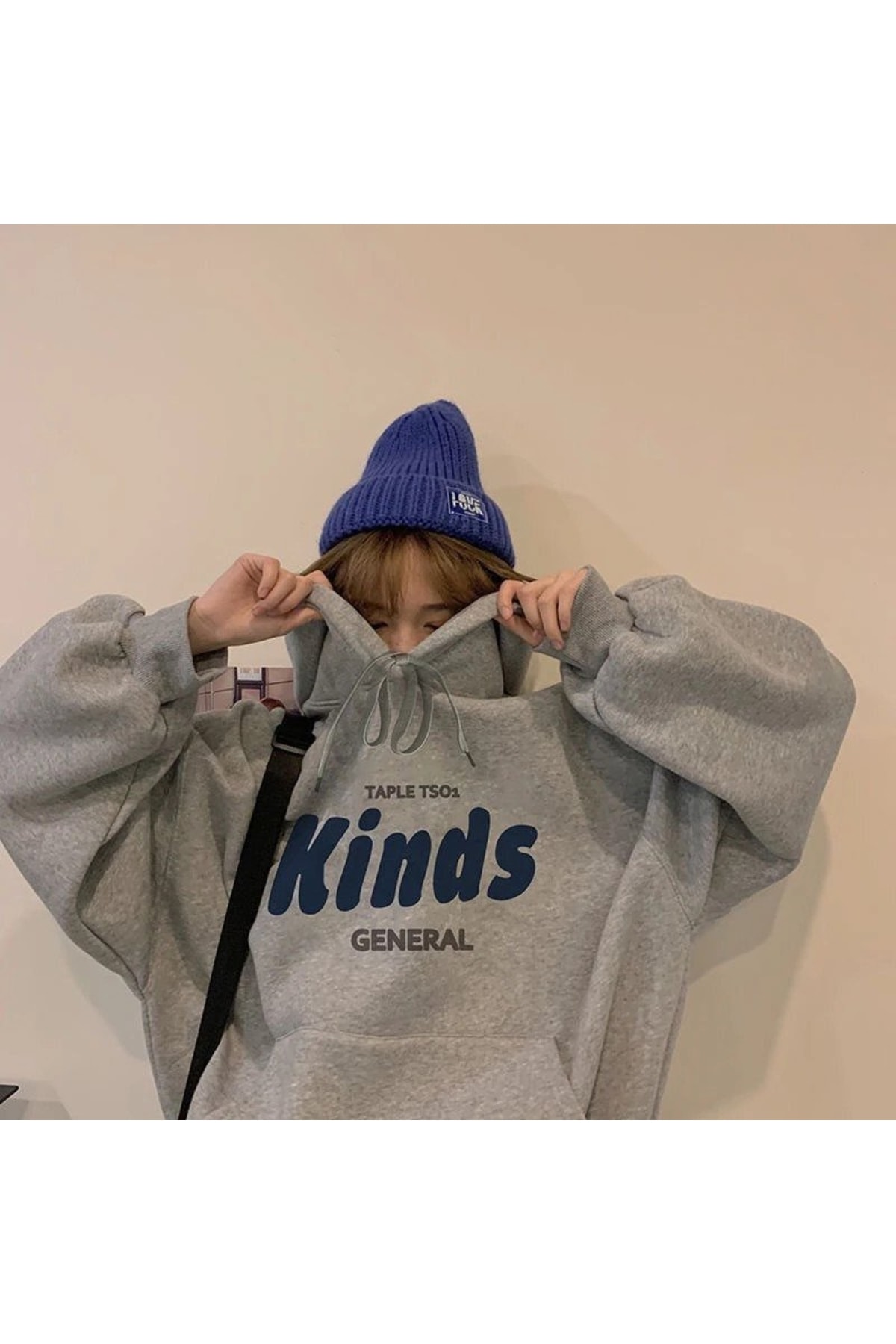 Kinds Baskılı Gri Sweatshirt